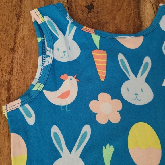 2/$30 NWT Girls 7 Easter Bunny Spring Dress - Picture 13 of 16